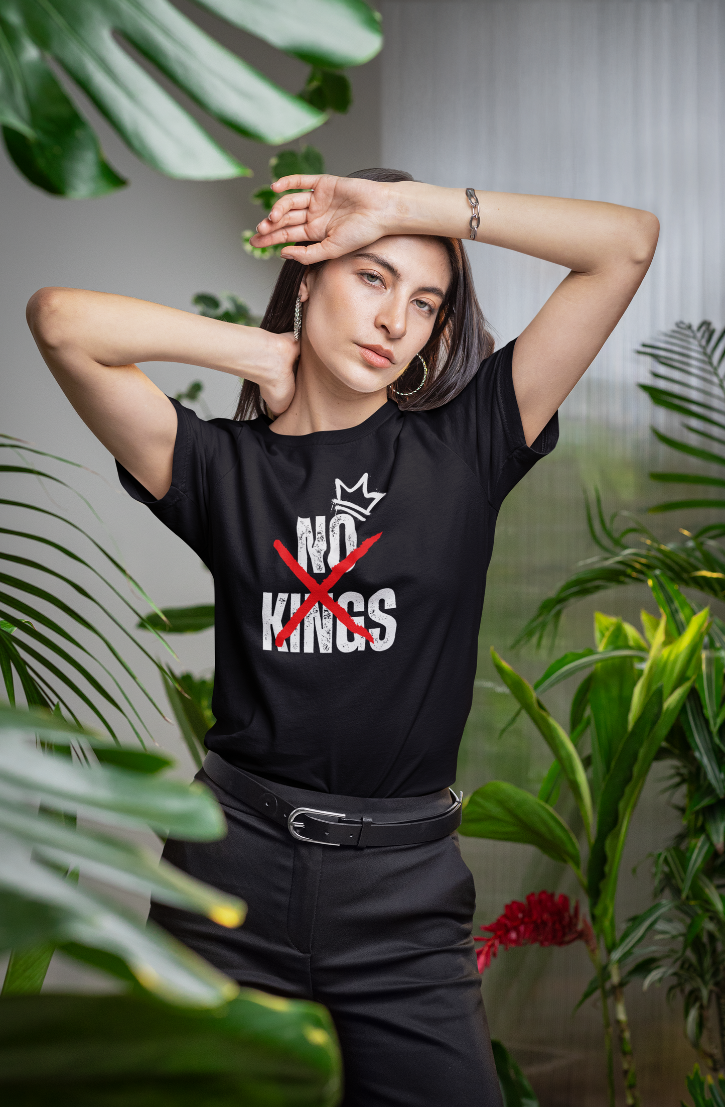 NO KINGS | BLACK UNISEX T-SHIRT