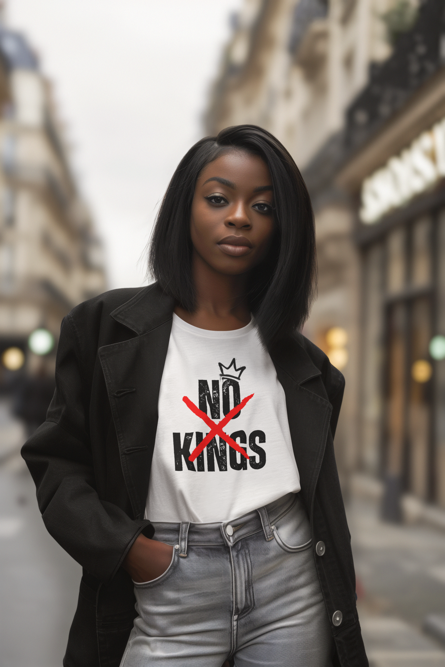 NO KINGS | WHITE UNISEX T-shirt